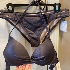 Bikini top and bottom Shade & Shore NWT